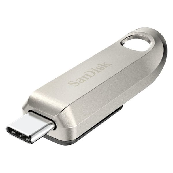 USB-minne - SanDisk - Ultra Luxe - 64 Go - USB-C 3.0 - Lästakt 150 Mo/s Silver