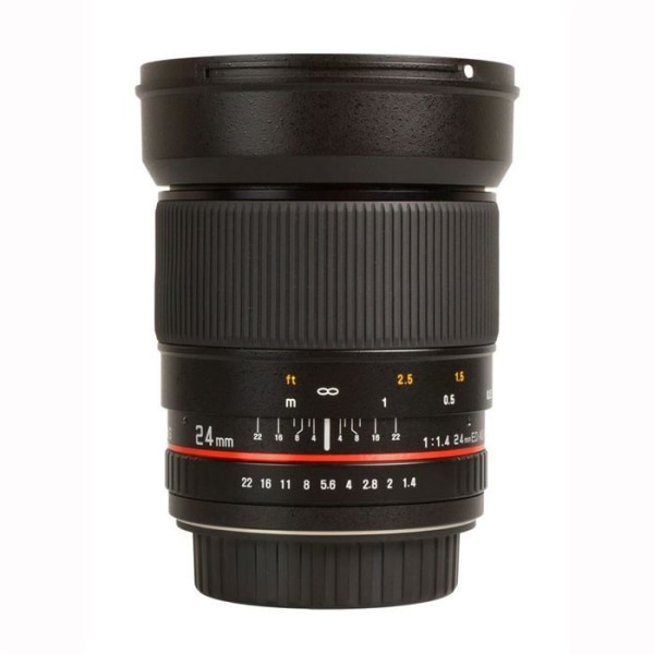 SAMYANG 24mm F1.4 ED AS IF UMC vidvinkelobjektiv för Canon EF - Hög optisk kvalitet