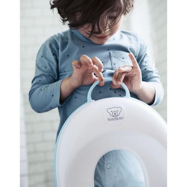BABYBJORN Toalettsits Vit/Grå Vit grå