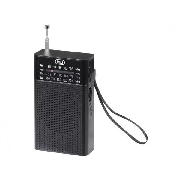 Bärbar radio - Trévi - RA 7F15 - Analog - AM/FM/SW - Färg Svart Svart