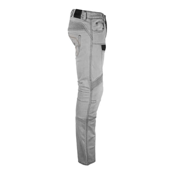 GMS viper motorcykeljeans - ljusgrå - 30x34 Ljusgrått 32