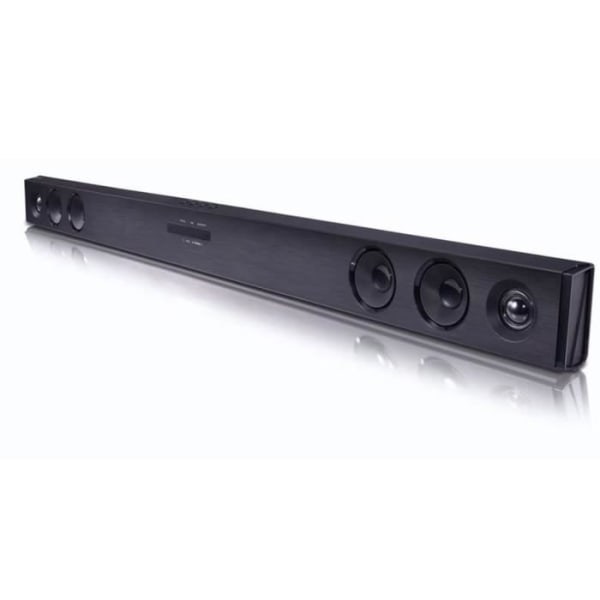 LG SQC2 soundbar - 2.1 - Trådlös subwoofer - 300W - Dolby Digital - Bluetooth - HDMI ARC - Svart Svart