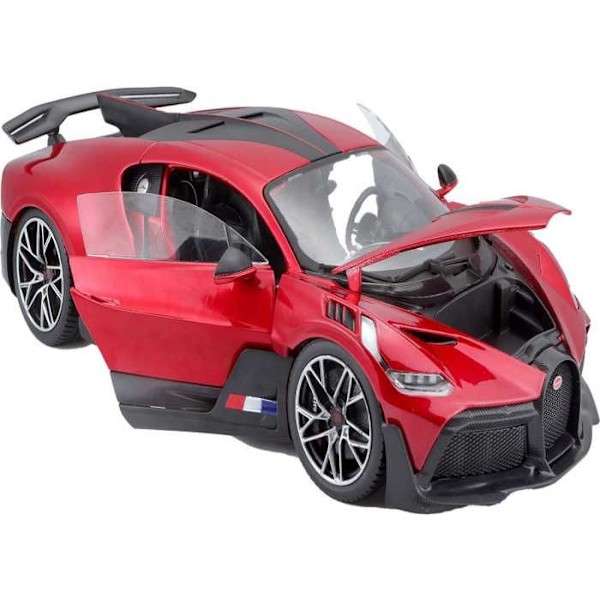 Monterade modeller - Bugatti Divo Red 1/18 Burago Röd