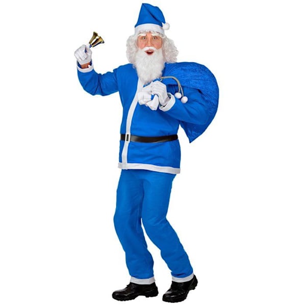 Blå jultomtekostym för män - Märke - Modell - Herr - Inredning - Blå Blå