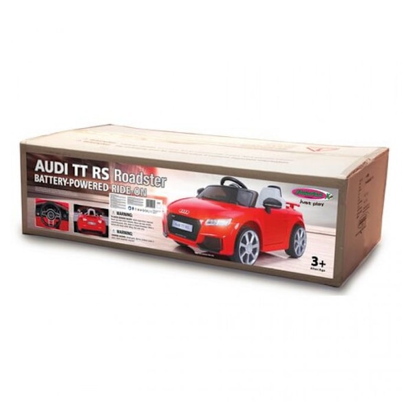 Audi TT RS elbil för barn - JAMARA - 4000 mAh batteri - 4 hjul - Svart Svart