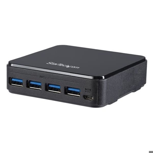 USB 3.0-hub - STARTECH - Delningsswitch med 4 ingångar / 4 utgångar - Strömförsörjning via USB