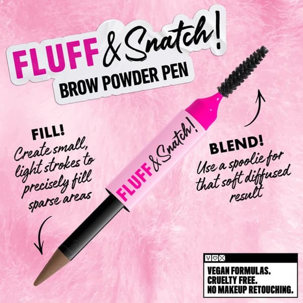 NYX Professional Makeup Fluff & Snatch Crayon Ögonbryn Precision Puder Effekt TAUPE MOL