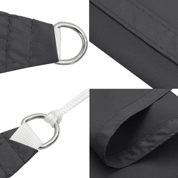 vidaXL Skuggduk antracit 2x2x2 m 100 % polyester oxford 4000947
