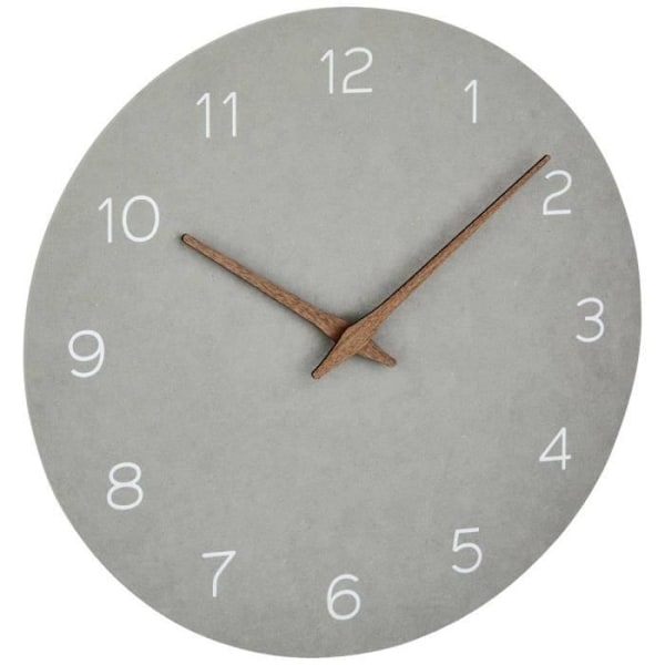 TFA Dostmann 60.3054.10 kvarts väggklocka 297 mm x 45 mm grå Grå
