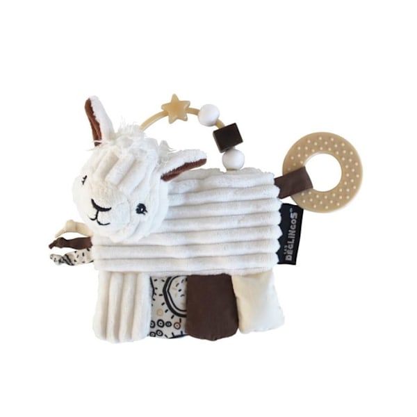 Aktivitetsleksak - LES DEGLINGOS - Muchachos the Lama - Vit - Bomull, polyester - 20 x 5 x 17 cm Vit