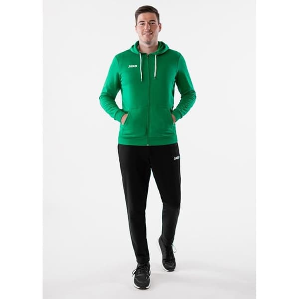 Jako Base hoodie - grön Grön S