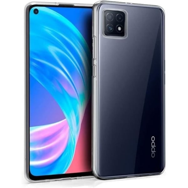 Coque - COOL - Oppo A73 5G - Silikon - Transparent - Maximal skydd Transparent