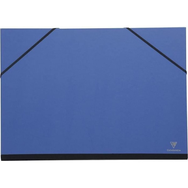 Ritpapper - CLAIREFONTAINE - 37x52cm - Mörkblå - Anpassningsbar omslag - Förstärkta hörn Nattblått