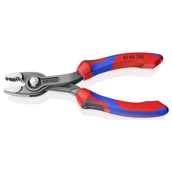 Framgreppstång - KNIPEX - 82 02 150 TwinGrip - 150 mm - fram- och sidogrepp - fin avfasad spets