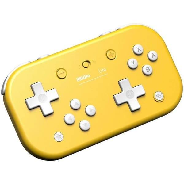 8BitDo Lite Yellow Bluetooth Controller för Switch Lite, Switch och Windows Gul