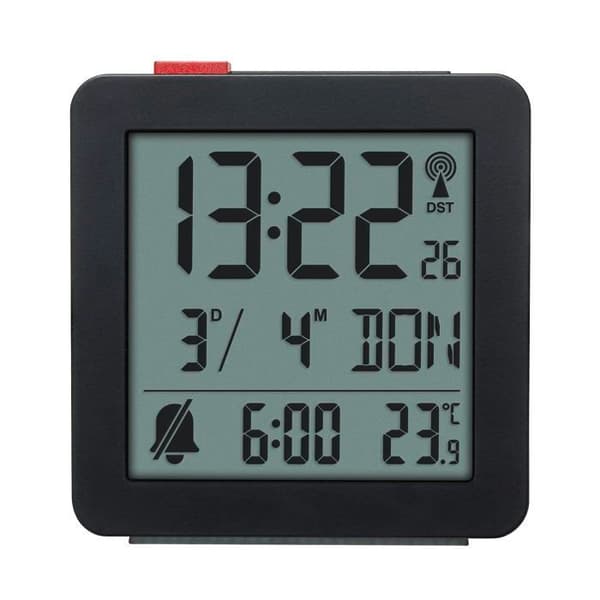 Reseradio - TFA Dostmann - Digital - Snooze-funktion - Inbyggd termometer