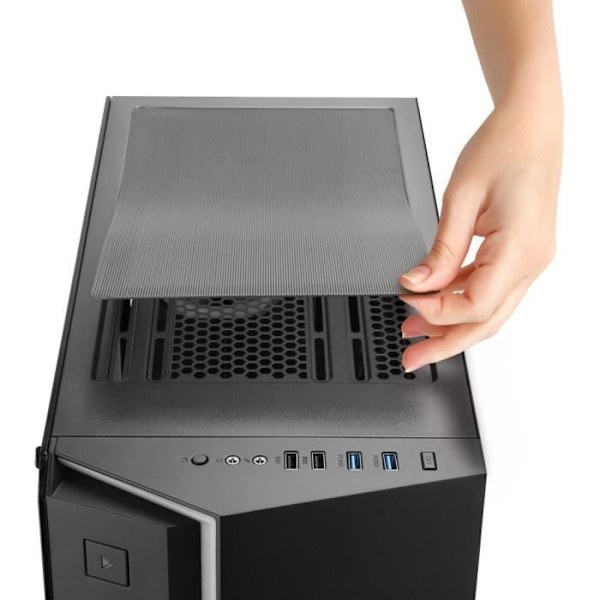 Inter-Tech S-3906 Renegade PC-fodral - Tower - ATX, ITX, Micro-ATX - Svart - Gaming - Multi