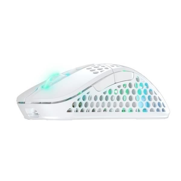 Gamingmus - Xtrfy - M4 Wireless - 19000 dpi - Utbytbart skal - Justerbar vikt