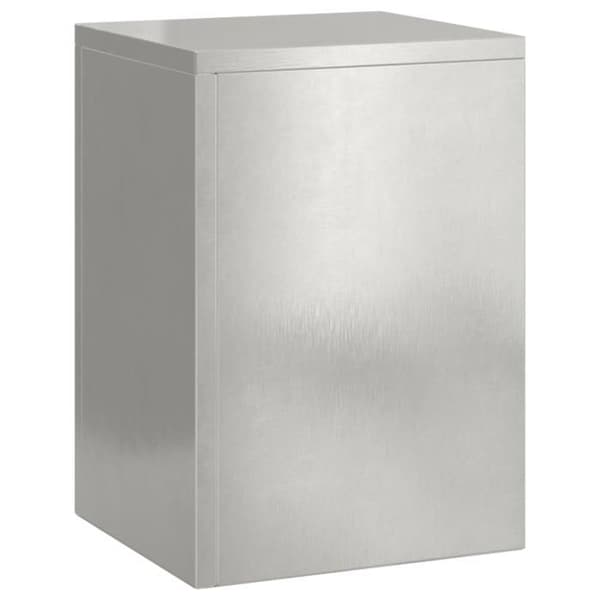 Kraftiga växtstöd - Pelare - Rostfritt stål - 24x24x35 cm - Set om 2 Silver