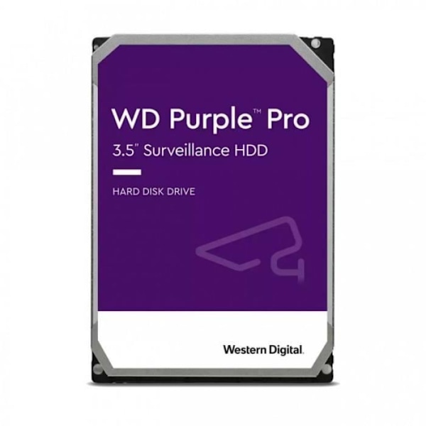 Western Digital intern enhet WD Purple Pro 10TB 3,5 256MB SATAIII/72000rpm - 0718037889368