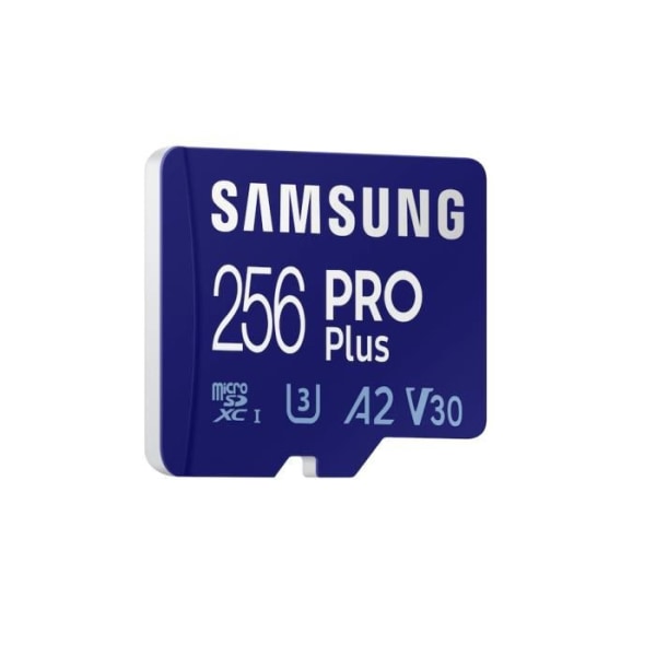 Samsung Pro Plus MB-MD256KA/EU microSDXC UHS-I U3 160MB/s Full HD & 4K UHD-minneskort med 256GB SD-adapter