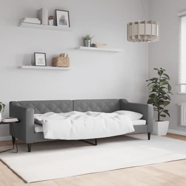 vidaXL Mörgrey Daybed 80x200 cm tyg 354157