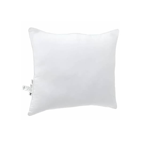 Kvadratisk kudde i bomull och polyester - vidaXL - 50x50 cm - Vit - Super mjuk - Polyesterfyllning