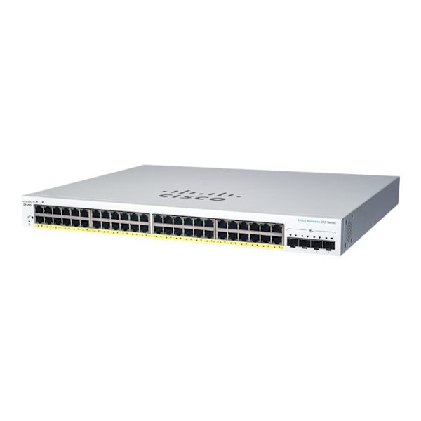 Cisco CBS220-48T-4X-EU Smart 48-portars GE, 4x10G SFP+ Vit