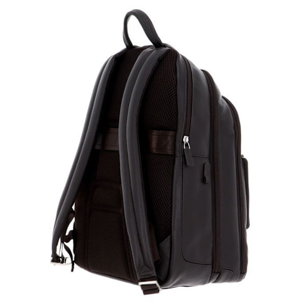 Ryggsäck - Piquadro - CA1813VI - Grå - 100% nötköttläder - 43cm x 32cm x 22cm kastanj