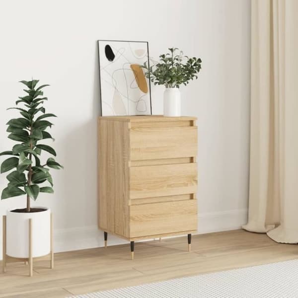 vidaXL Buffé eksonoma 40x35x70 cm ingenjörsträ 831087