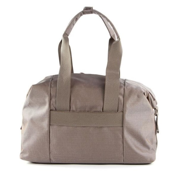 Axelväska - MANDARINA DUCK - MD20 Duffle - Taupe - Polyester - Stort fack kastanj