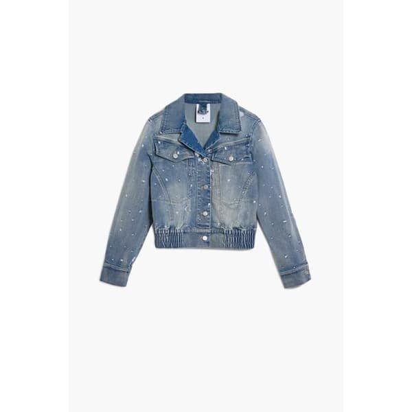 Jeansjacka dam Desigual Pony - blå blå XL