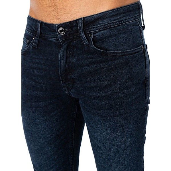 Jeans Herr - JACK & JONES - jjiLiam Jjoriginal Agi 004 - Skinny - Blå - Standard storlek Blå - 728310 32/34