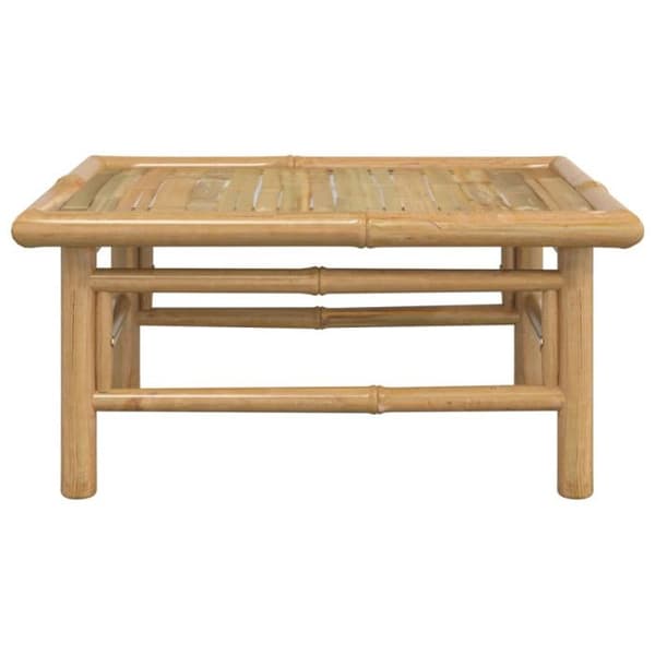 vidaXL Trädgårdsbord 65x55x30 cm Bambu 362282 brun