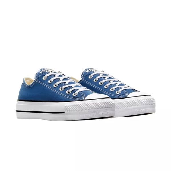 Basket Converse PLATFORME CANVAS HI Blått och vitt 40