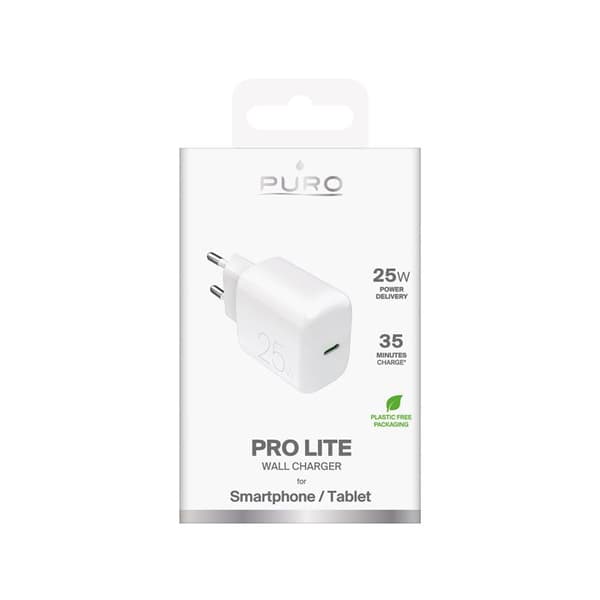 USB-C väggladdare Power Delivery 25 W - Vit