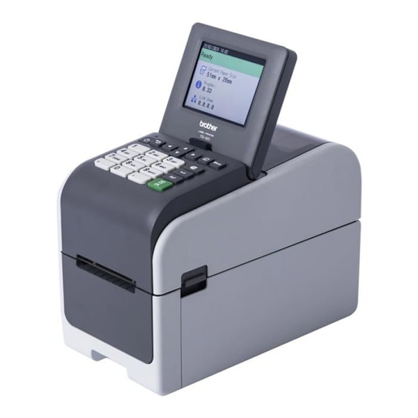 - Brother - Brother TD-2350DSA203 - Etikett/kvittoskriver - Svart och vitt - direkt termisk - Rulle (6,3 cm) - 203