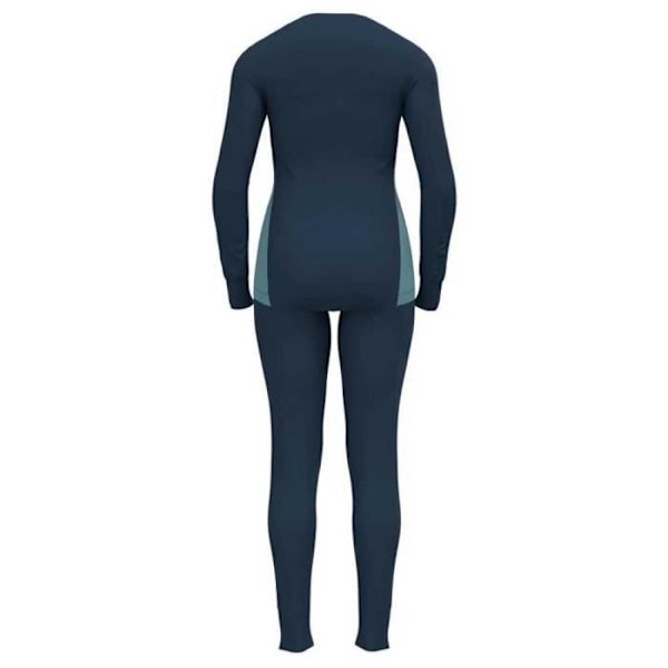 ACTIVE WARM ECO funktionellt underklädesset - Odlo - Dam - Blå - 100% polyester (återvunnen) Blå vinge kricka / revvatten M