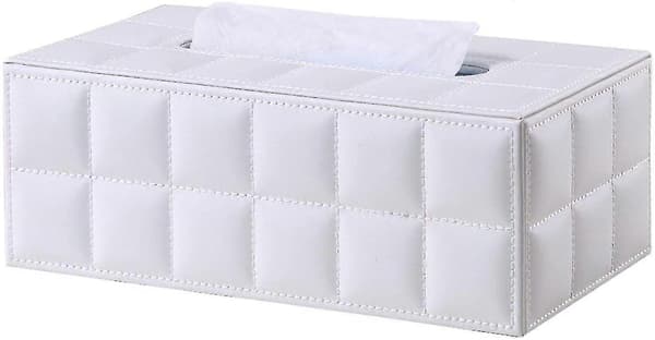 Rektangulär Tissue Box i Läder (shikai)