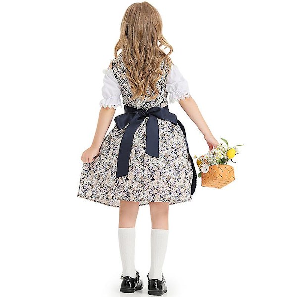 Dirndl Oktoberfest For Girl Costume Alps National Parade Förälder-barn Outfit Cosplay Fancy Party Dress Carnival Halloween L