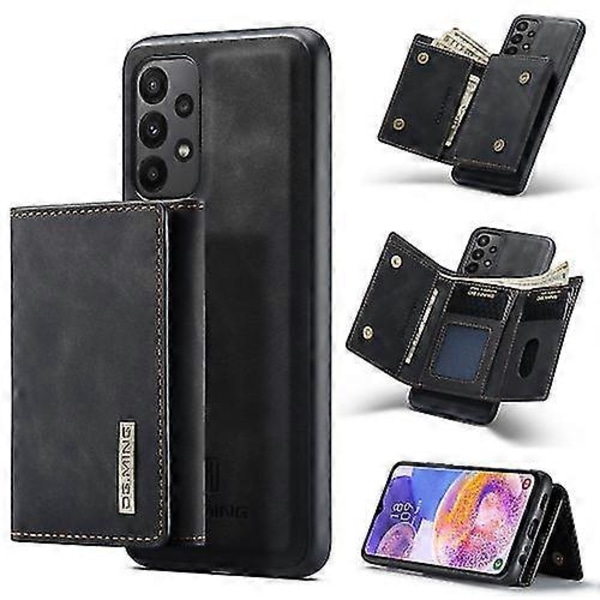 Samsung Galaxy A23 5g Dg.ming M1 -sarjan 3-osainen monikorttilompakko + magneettinen puhelinkotelo