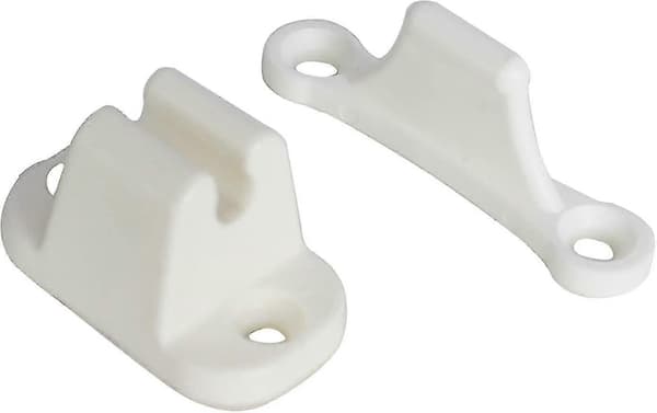 Formet Nylon Dørstopper Holder Til Autocamper Campingvogn - Hvid_s