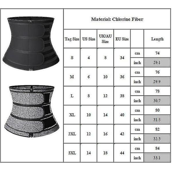Tflycq Laihdutus Body Waist Shaper Training Tummy Control Widle Korsettivyöt Rose Red L