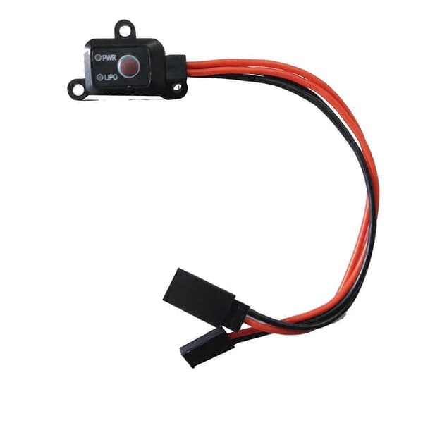 Liten Mini MCU-styrd På/Av Batterispänningskontrollerad RC Strömbrytare för RC Bil Flygplan Båt Lipo