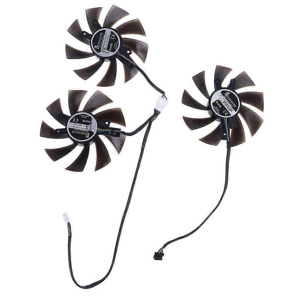 3 stk. 87 mm DC12V grafikkort køleventilator til Gainward GeForce RTX 2060 2080 Super videokort køleventilator