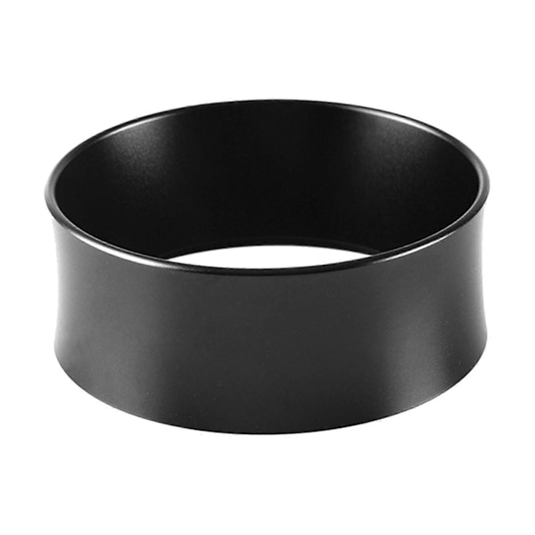 Dosering i aluminiumlegering, 58 mm doseringsringar, espressodosering för, svart