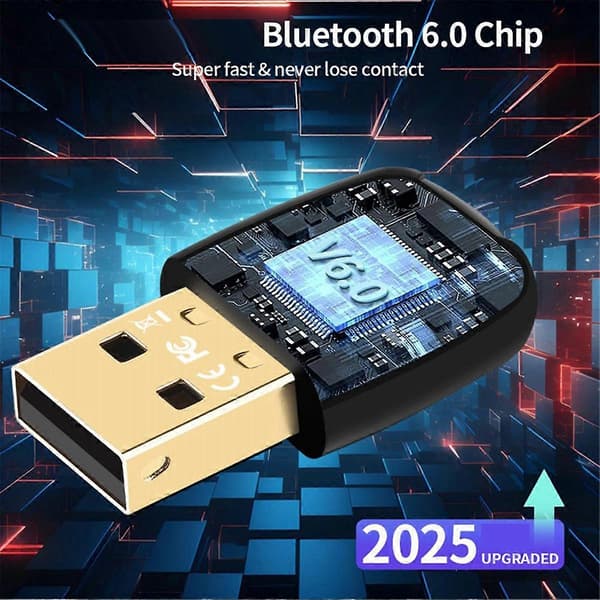 USB Bluetooth 6.0 Dongle Bluetooth 6.0 Adapter Mottaker Sender for Bluetooth Tastatur Mus Hode
