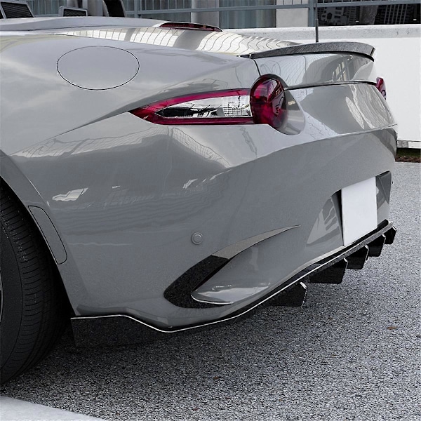 Bil Bakre Stötfångare Sida Luftventil Trimskydd för MX-5 Miata ND 2016-2025 Bagageluckespoiler Splitter Canard A