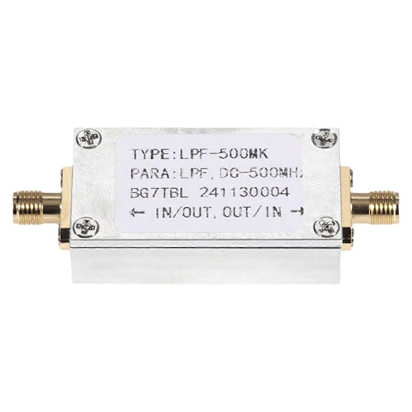 LPF-500MK LC Lågpassfilter DC-500MHz, med SMA-kontakt