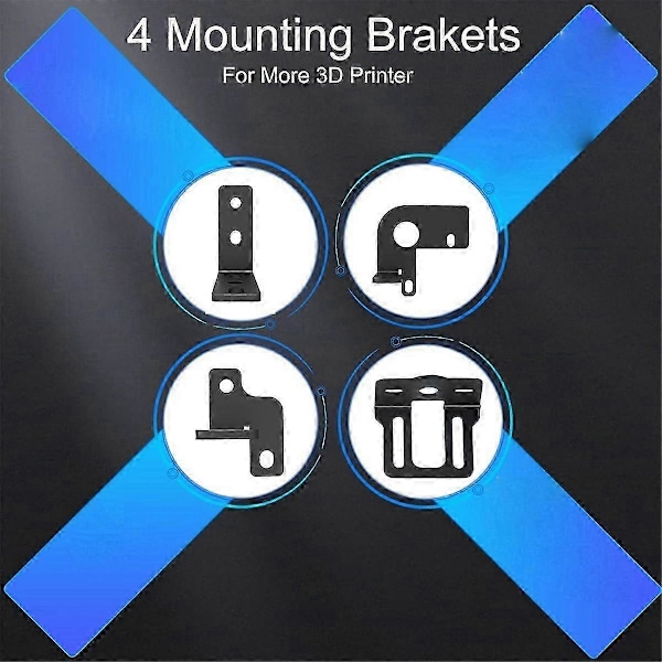 Opgrader BL-Touch V3.2 Auto Bed Leveling Sensor med 4 Beslag BL - Touch Kit til 8 eller 32 Bit Bundkort